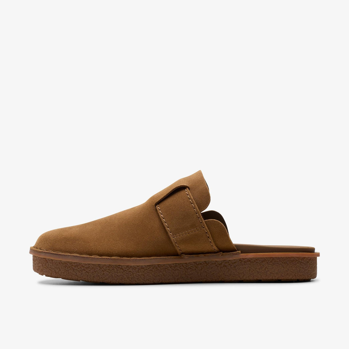 Clarks Litton Mule Men's Cola Suede 26176574 — side view