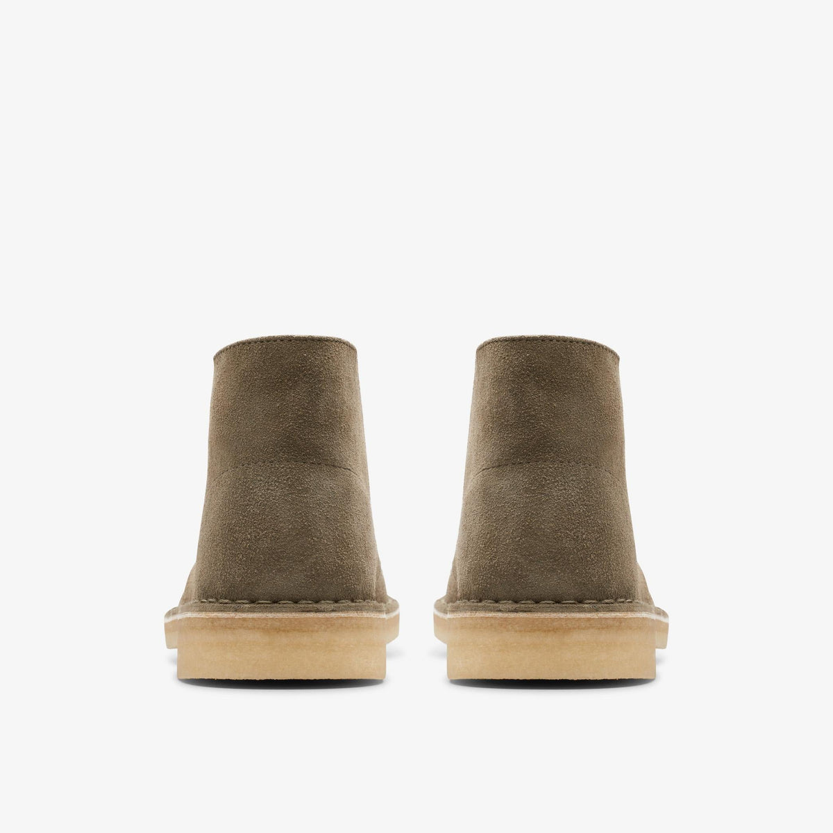 Clarks Originals Desert Boot Men's Pale Khaki Suede 26176626 — detail view