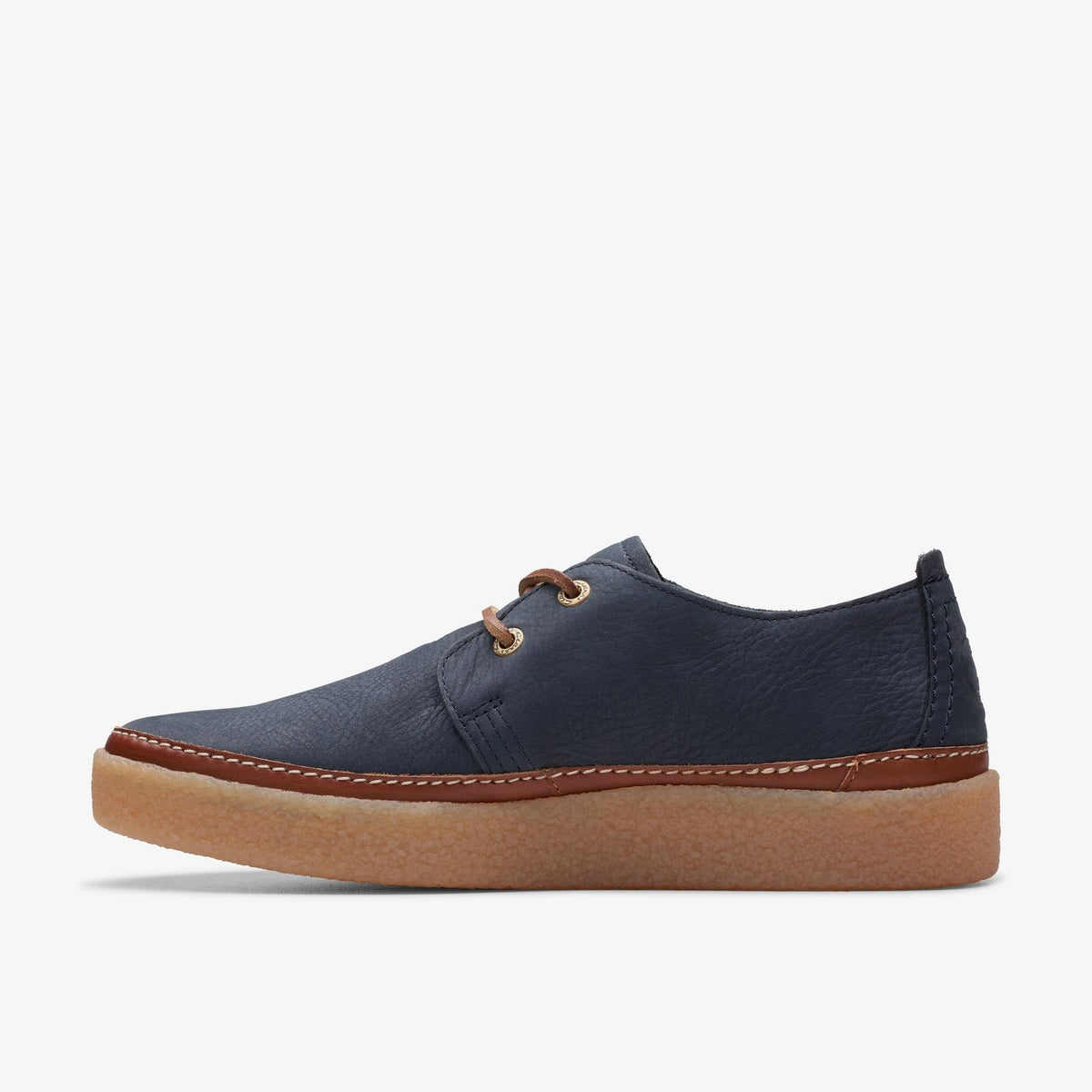Clarks Clarkwood Low Men's Navy Nubuck 26176867 — side view
