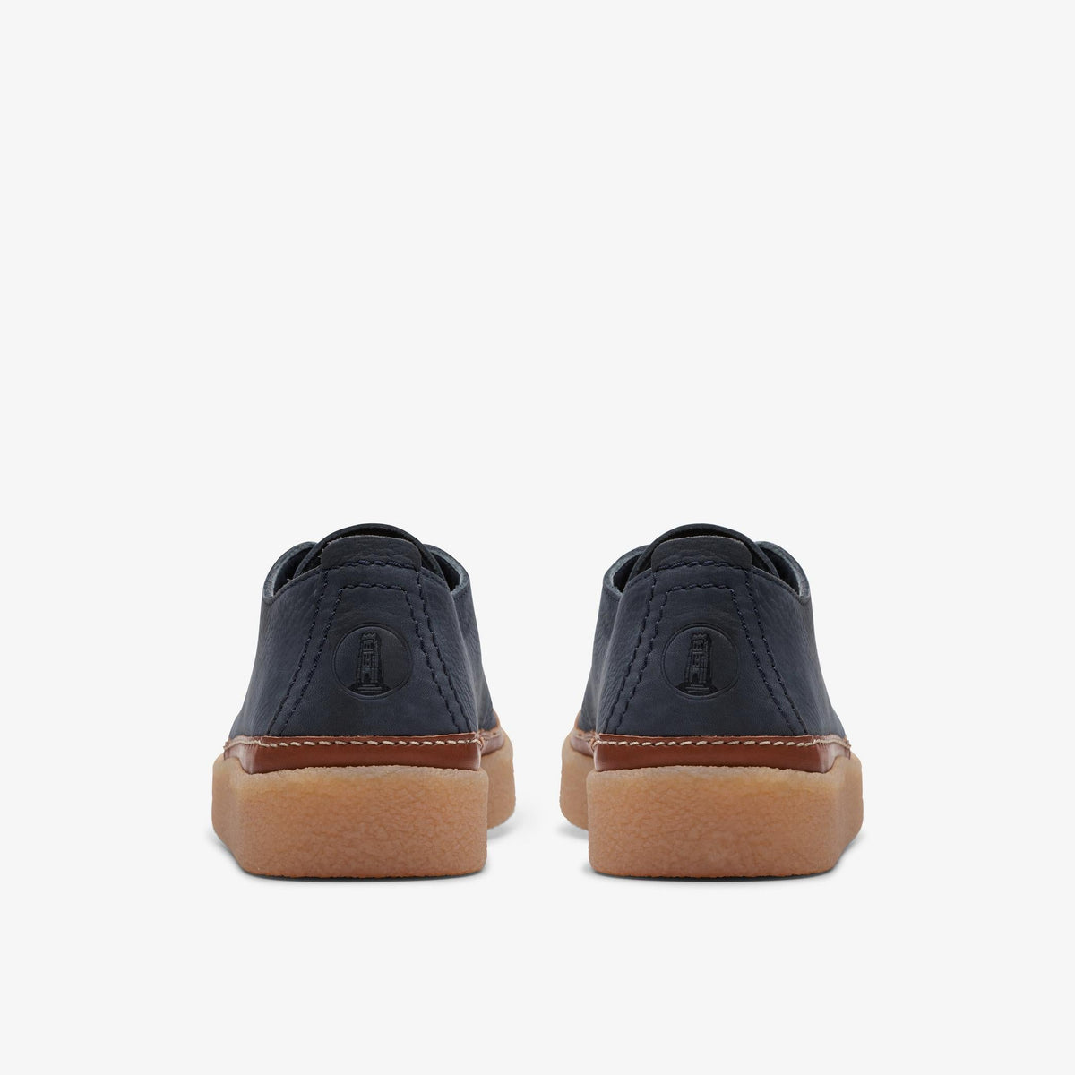Clarks Clarkwood Low Men's Navy Nubuck 26176867 — detail view