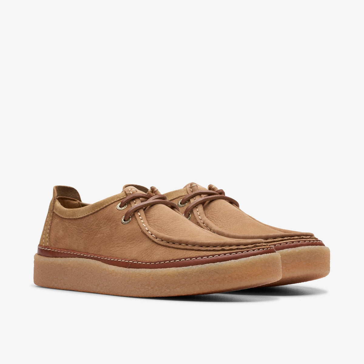 Clarks Clarkwood Moc Men's Dark Sand 26176870 — sole view