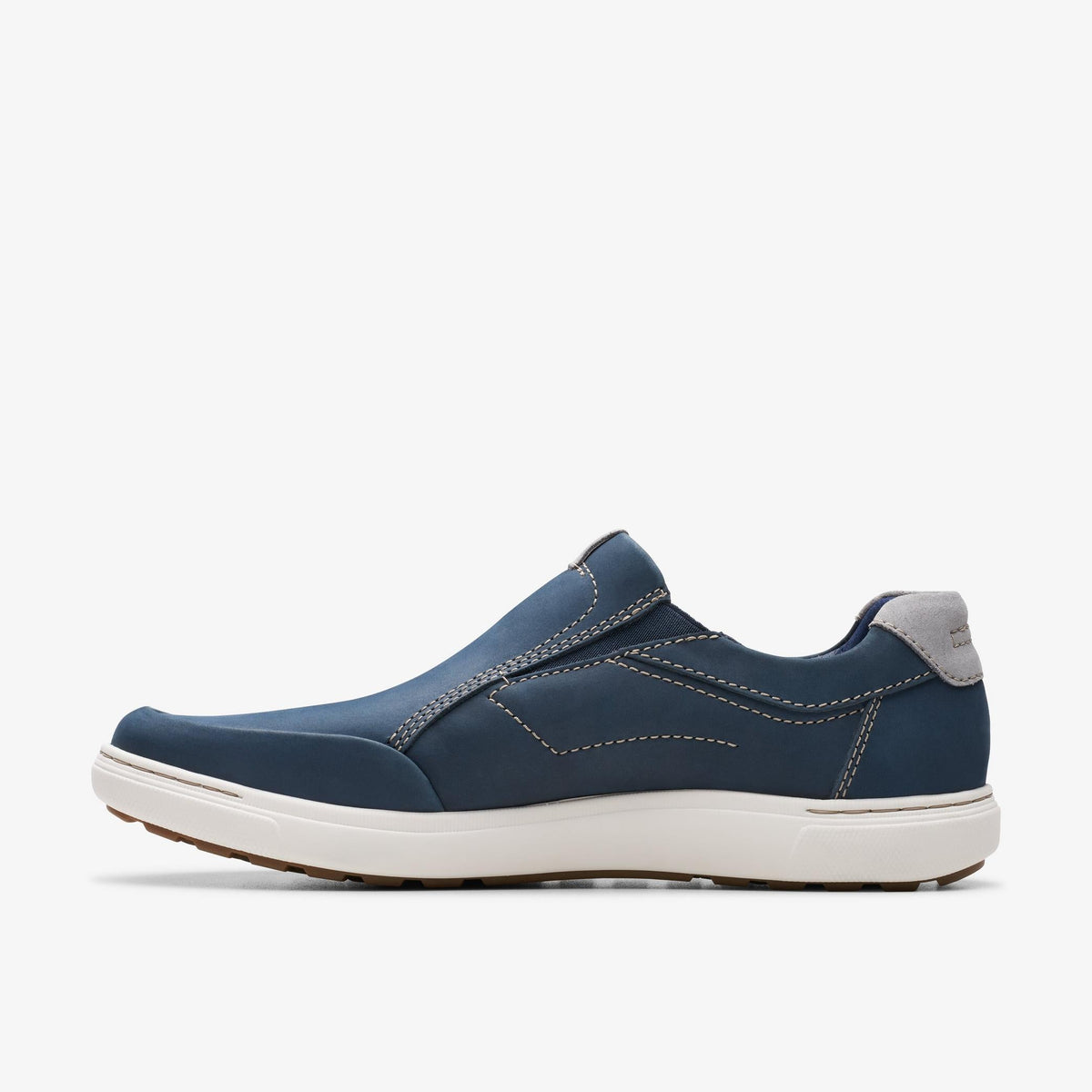 Clarks Mapstone Step Men's Navy Nubuck 26176892 — side view