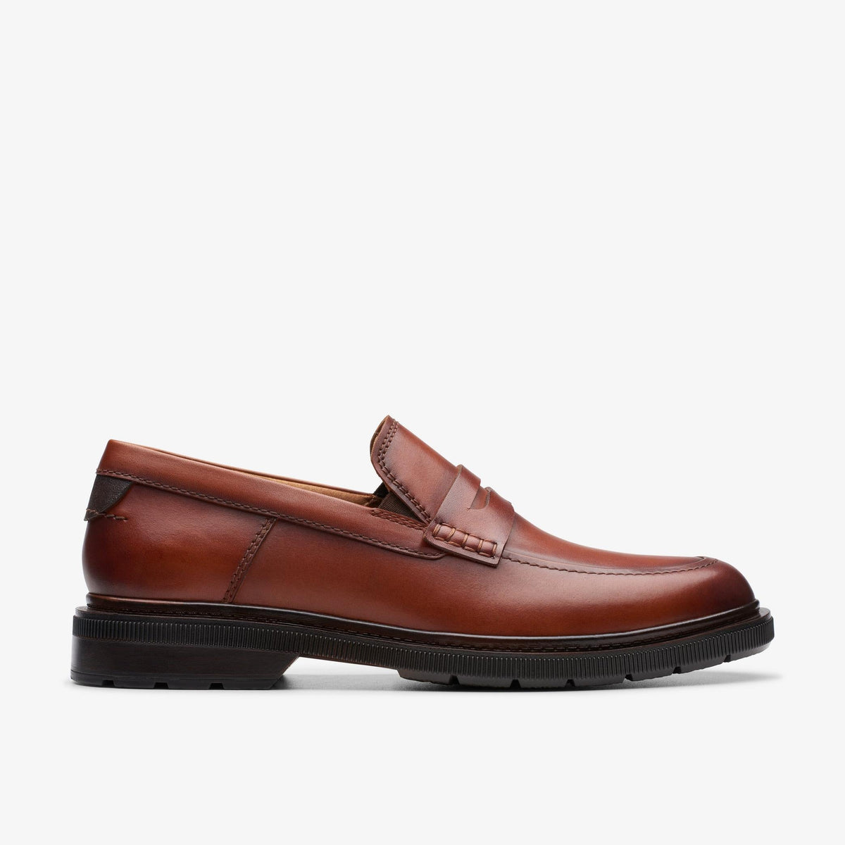 Clarks Burchill Penny Men's Tan Leather 26176931