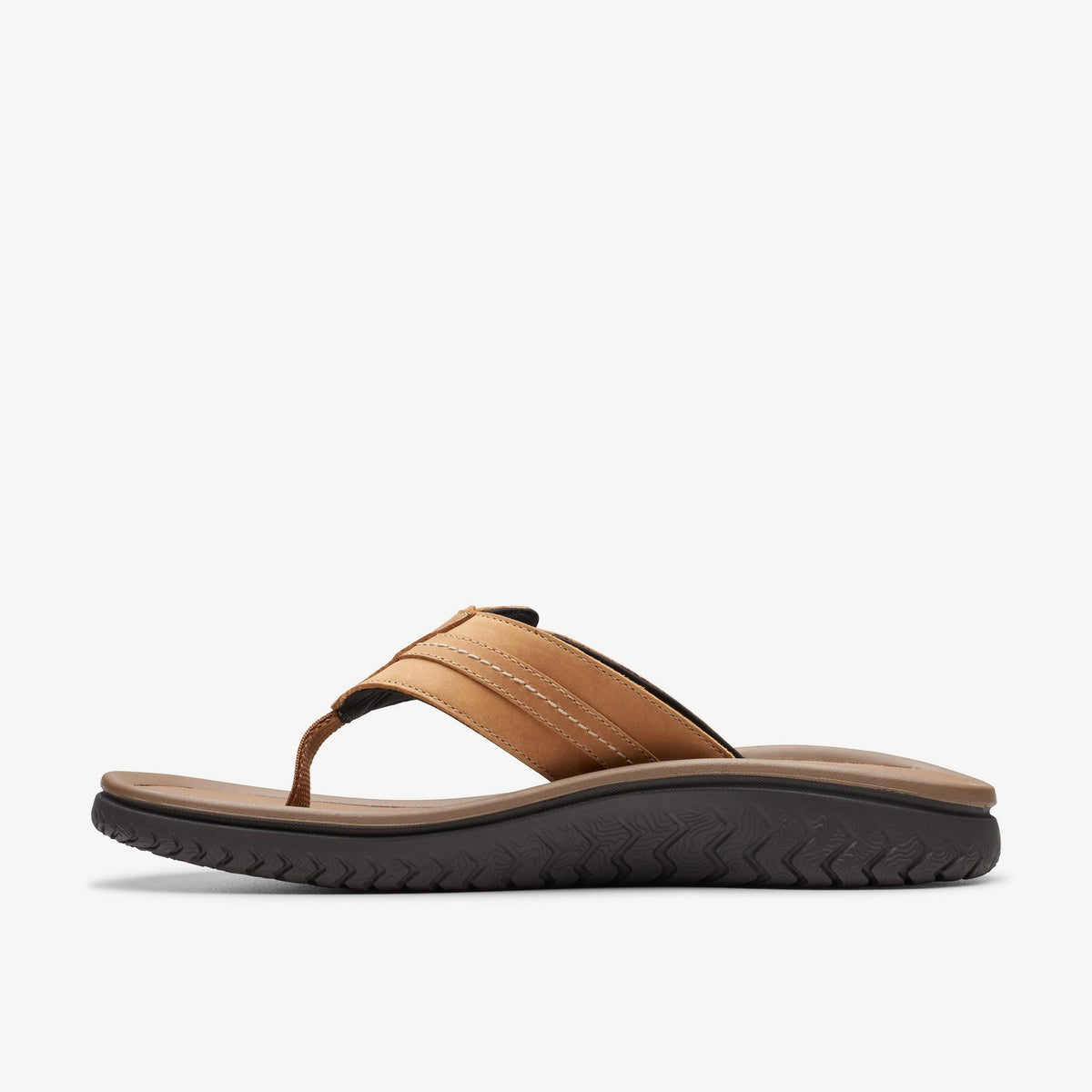 Clarks Wesley Sun Men's Tan Leather 26176990 — side view