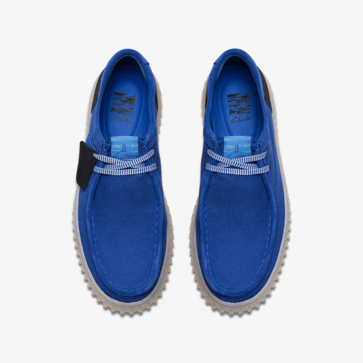 Clarks Torhill Lo Men's Navy Combi 26176992 — top view