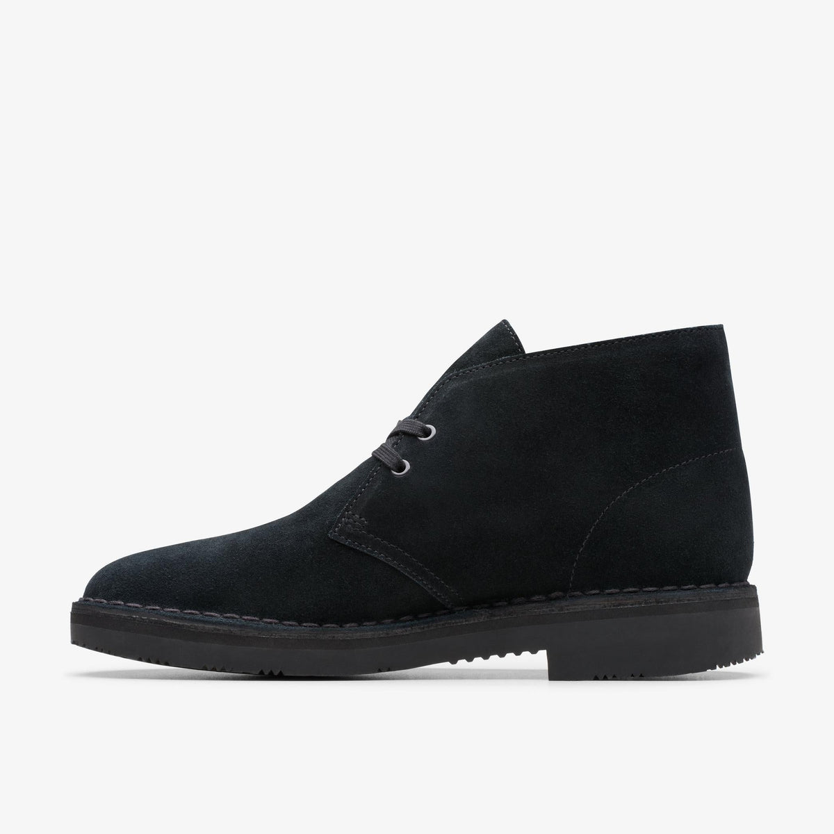 Clarks Originals Desert Boot GTX Men's Black Suede 26177857 — side view