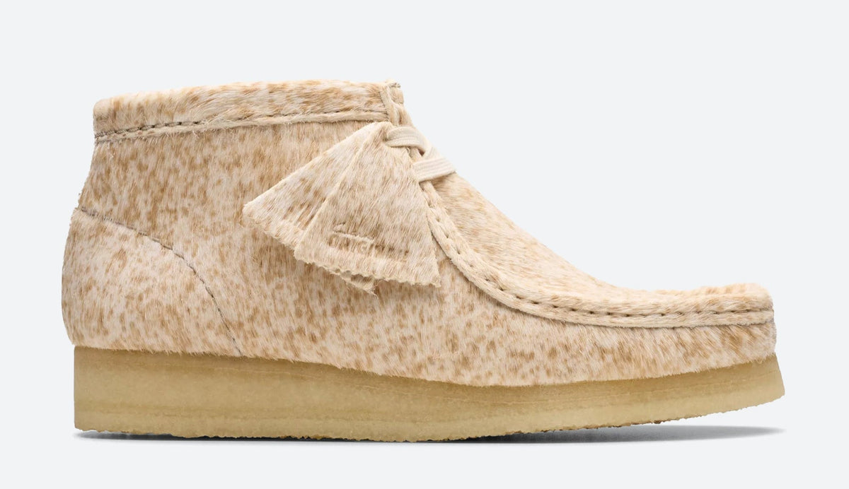 Clarks Originals Wallabee Boot Speckled Hair On Women's Speckled Hair-On Hide 26177866
