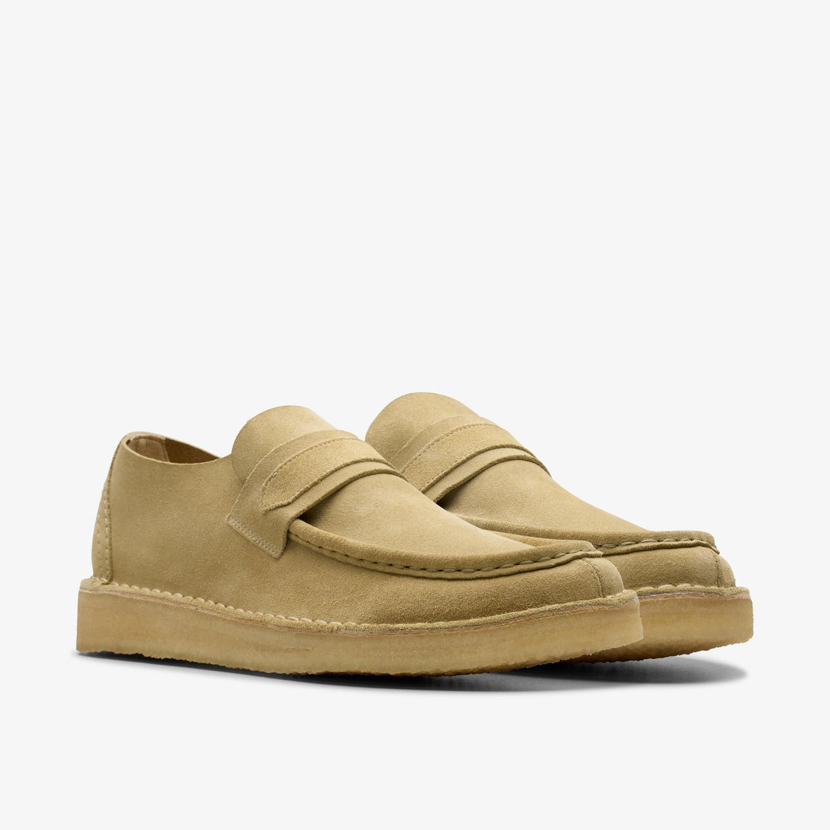 Clarks Originals Nomad Loafer Men's Maple Suede 26178112 — sole view
