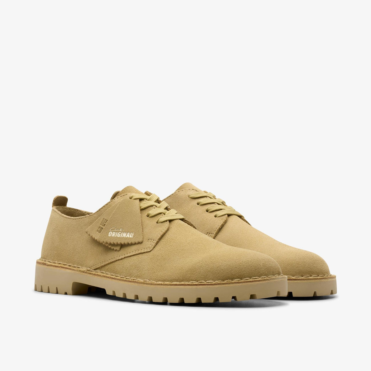 Clarks Originals Desert Rock Lo Men's Maple Suede 26178128 — sole view
