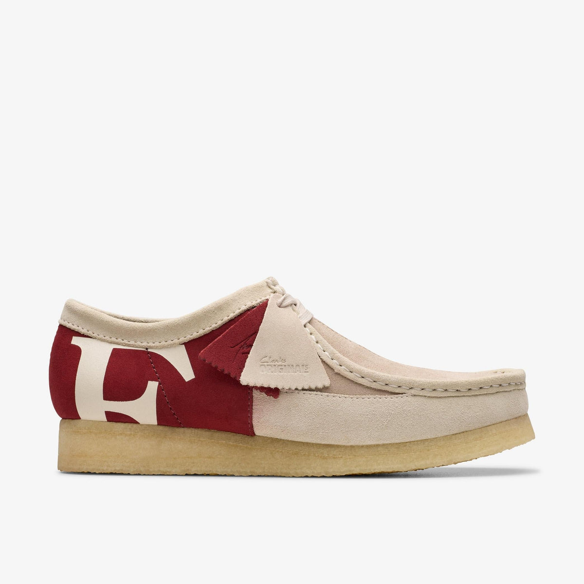 Clarks Originals Wallabee Men's Red Combi Leather 26178308