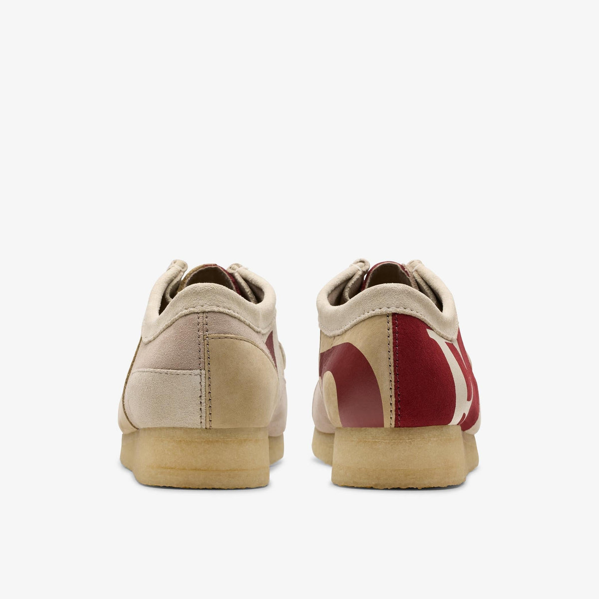 Clarks Originals Wallabee Men's Red Combi 26178308 — detail view