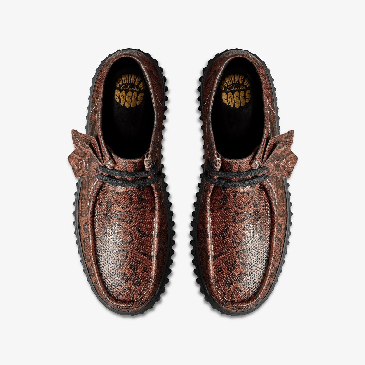 Clarks Originals x Martine Rose Torhill Hi Men's Black Int Leather 26178352 — top view