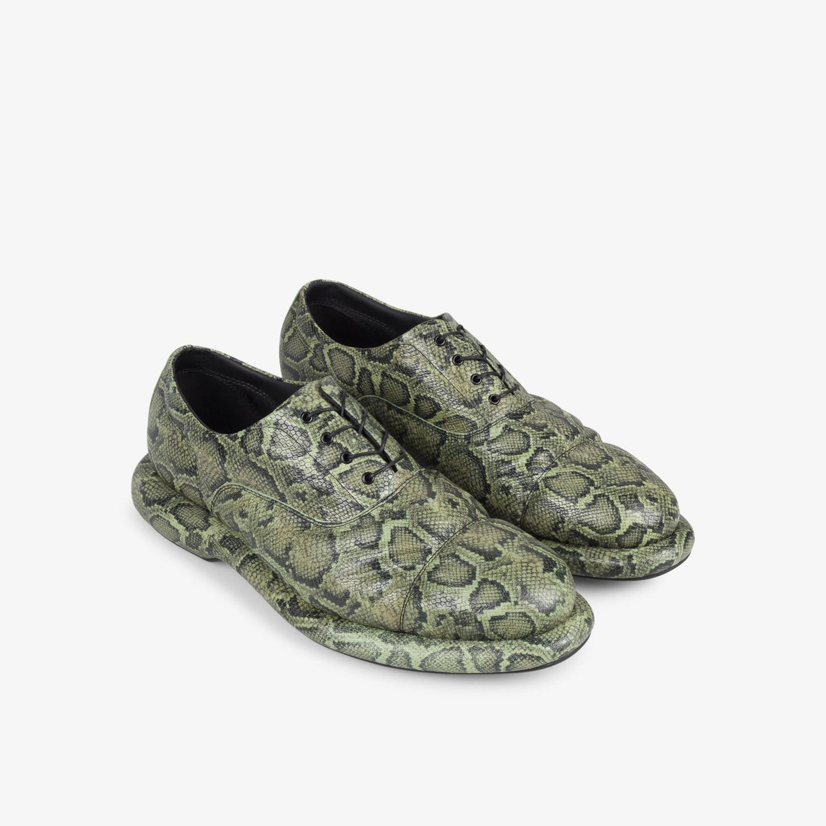 Clarks Originals x Martine Rose Oxford 1 Men's Green Snake 26178369 — sole view