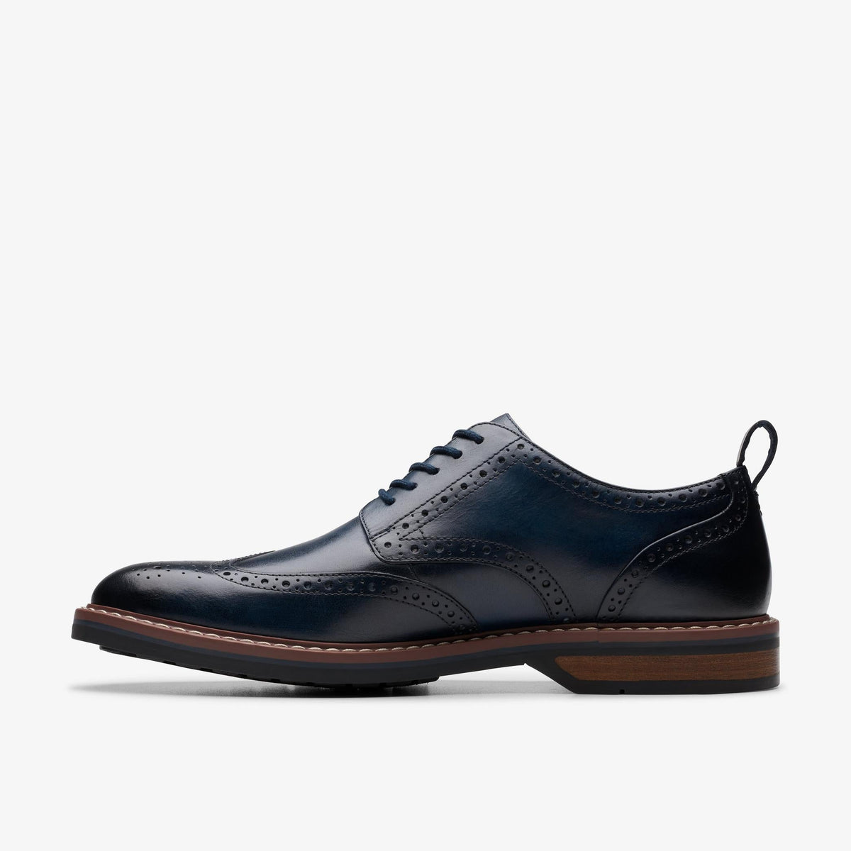 Clarks Aldwin Limit Men's Navy Leather 26178471 — side view