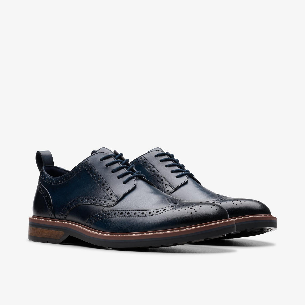 Clarks Aldwin Limit Men's Navy Leather 26178471 — sole view