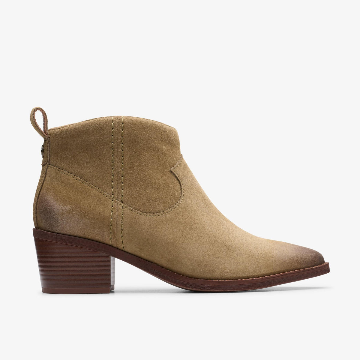 Clarks Morzine Sky Women's Dark Sand Suede 26178814