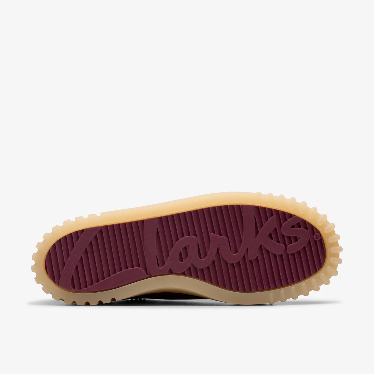 Clarks Mayhill Walk Women's Burgundy Leather 26178853 — rear view