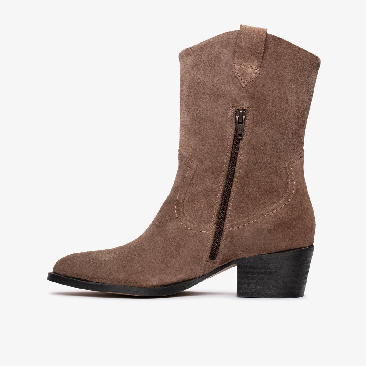 Clarks Octavia Up Women's Taupe Suede 26179081 — side view