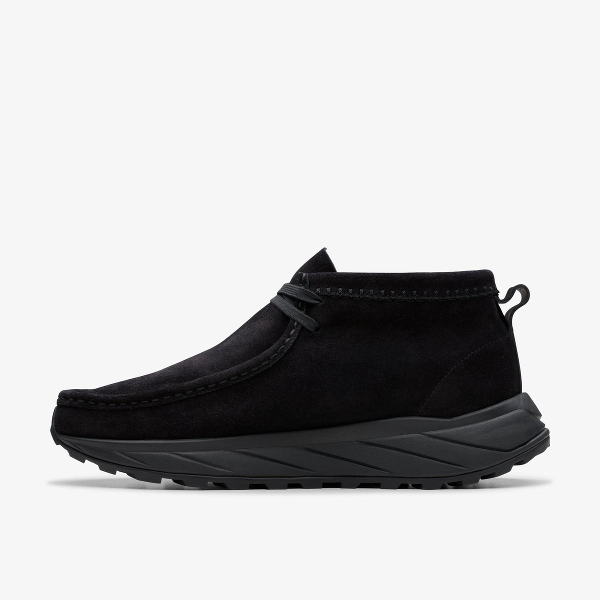 Clarks Originals Wallabee Eden Men's Black/Black Suede 26179150 — side view