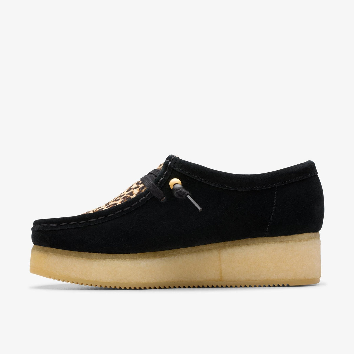 Clarks Originals Wallacraft Bee Women's Leopard Print Suede 26179156 — side view