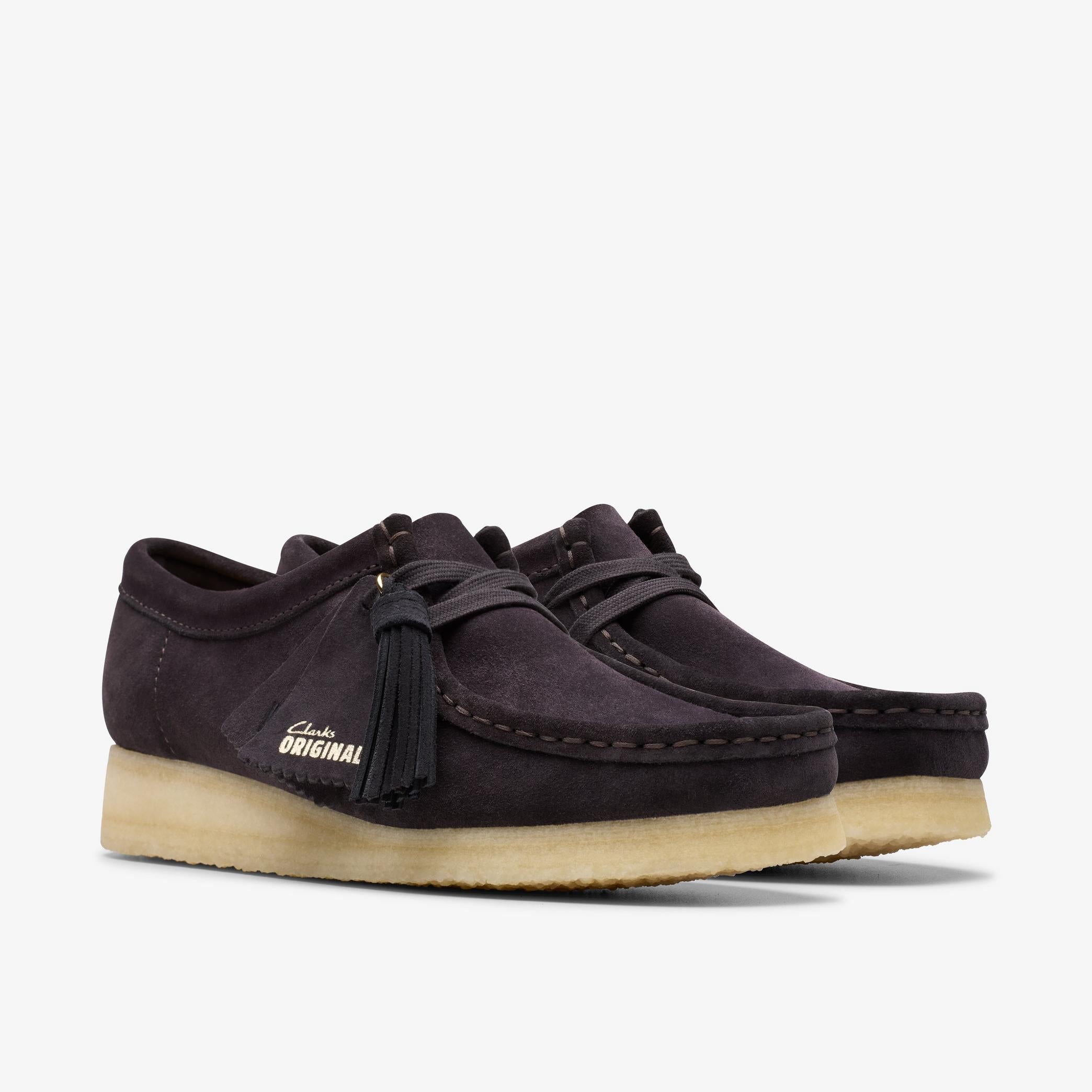 Clarks Originals Wallabee Women's Brown Slat Casual Shoes