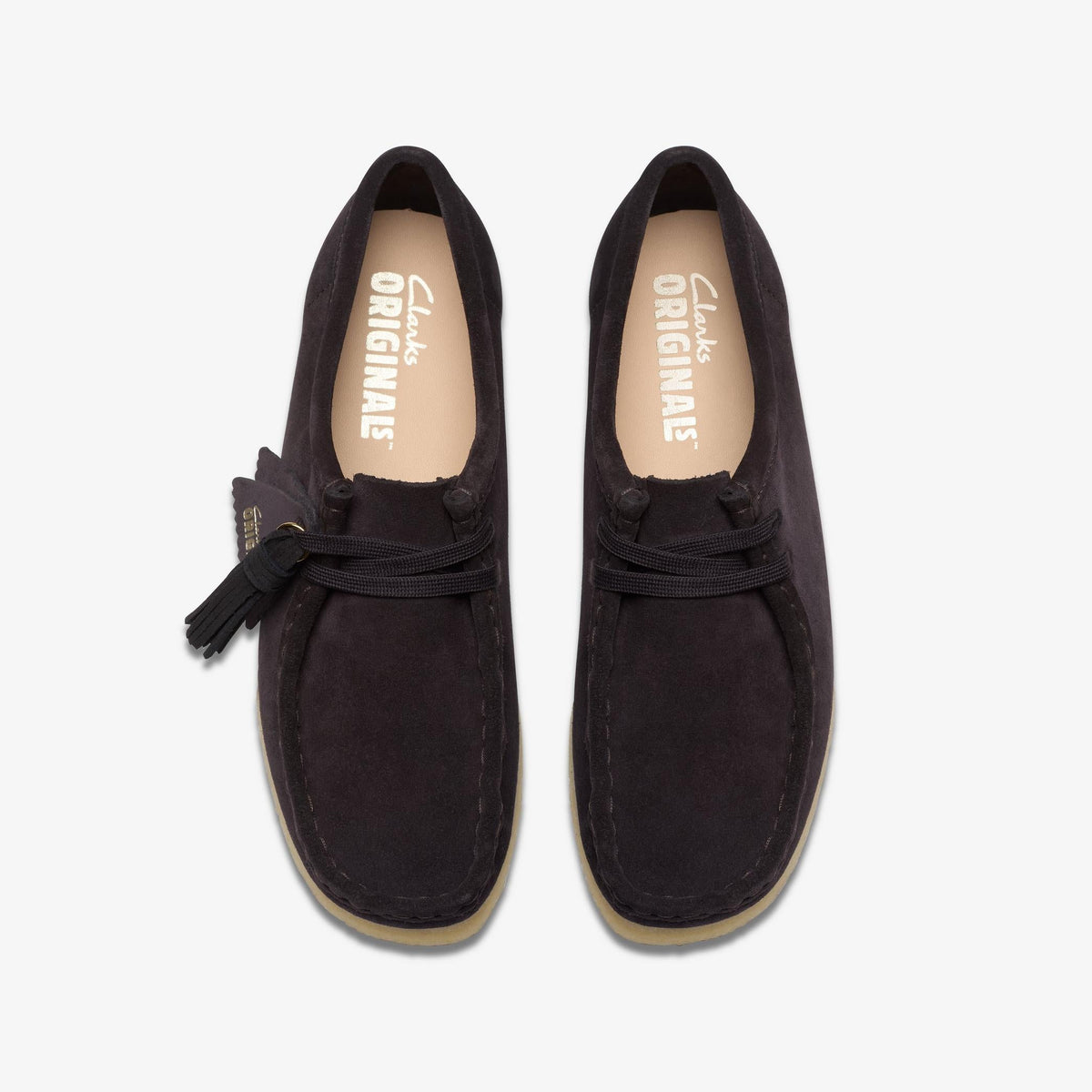 Clarks Originals Wallabee Women's Brown Slat 26179158 — top view