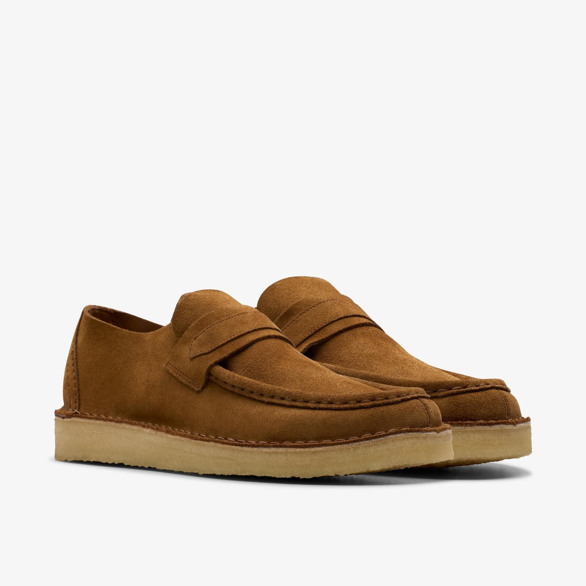 Clarks Originals Nomad Loafer Men's Cola Suede 26179169 — sole view