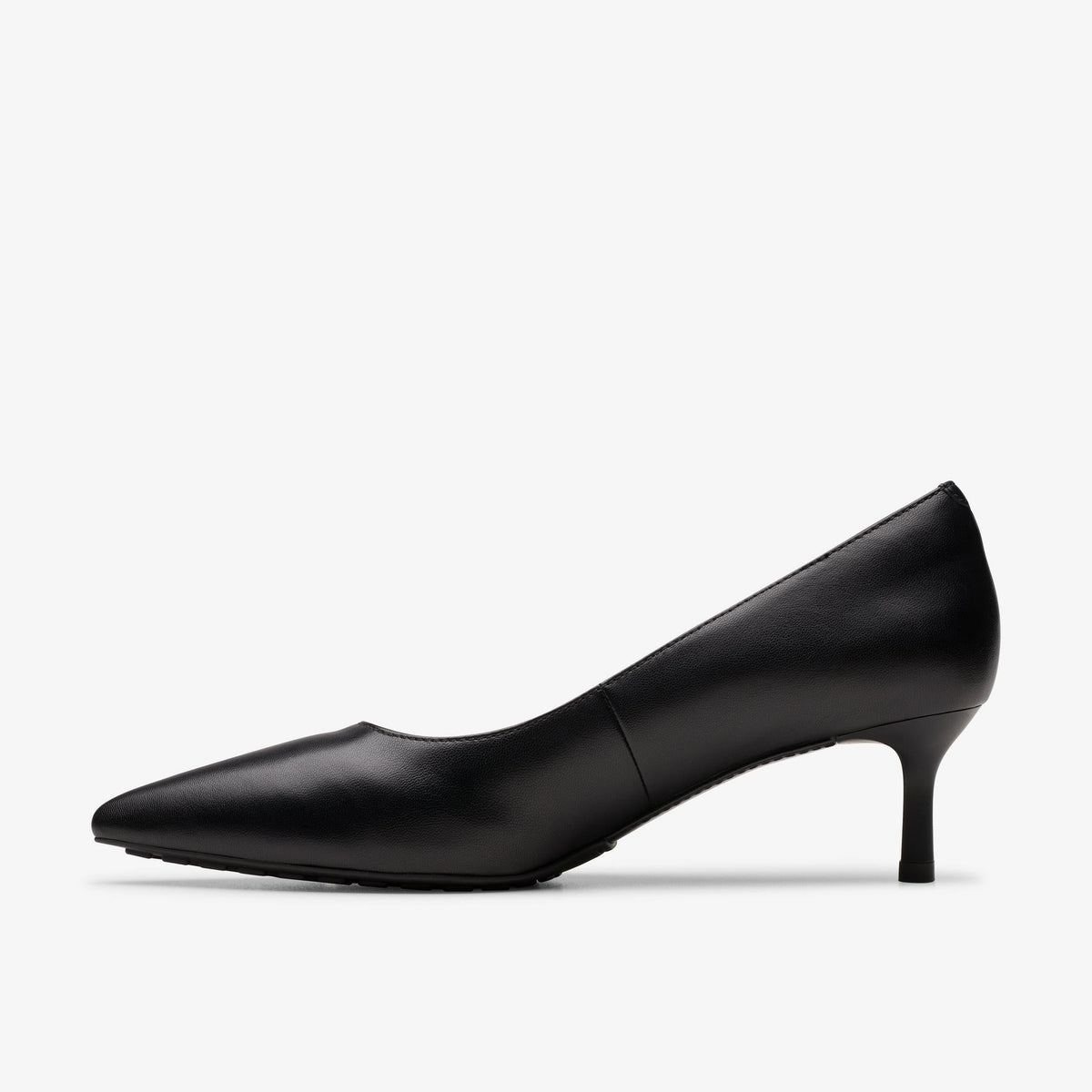 Clarks Adela Court Women's Black Leather 26179296 — side view