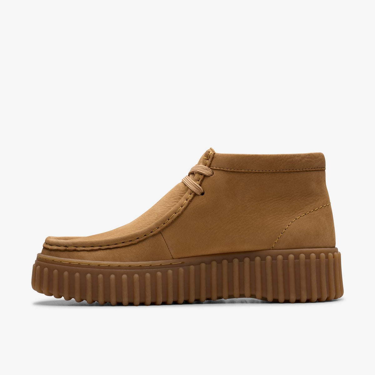 Clarks Torhill Moss Women's Light Tan Nubuck 26179359 — side view