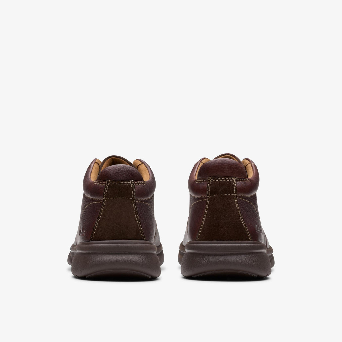 Clarks Bradley Up Men's Dark Brown Leather 26179376 — detail view