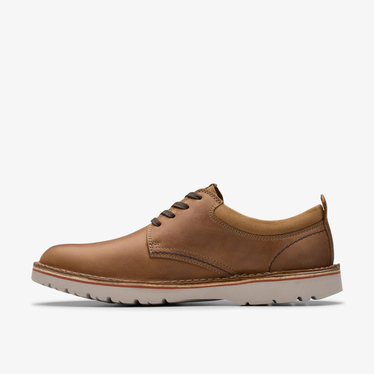 Clarks Eastridge Low Men's Light Brow 26179420 — side view