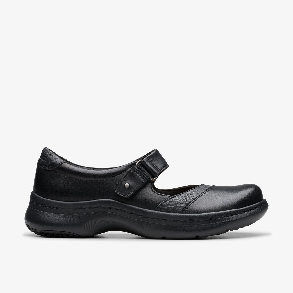 Clarks Clarkspro Pace Women's Black Leather 26179828