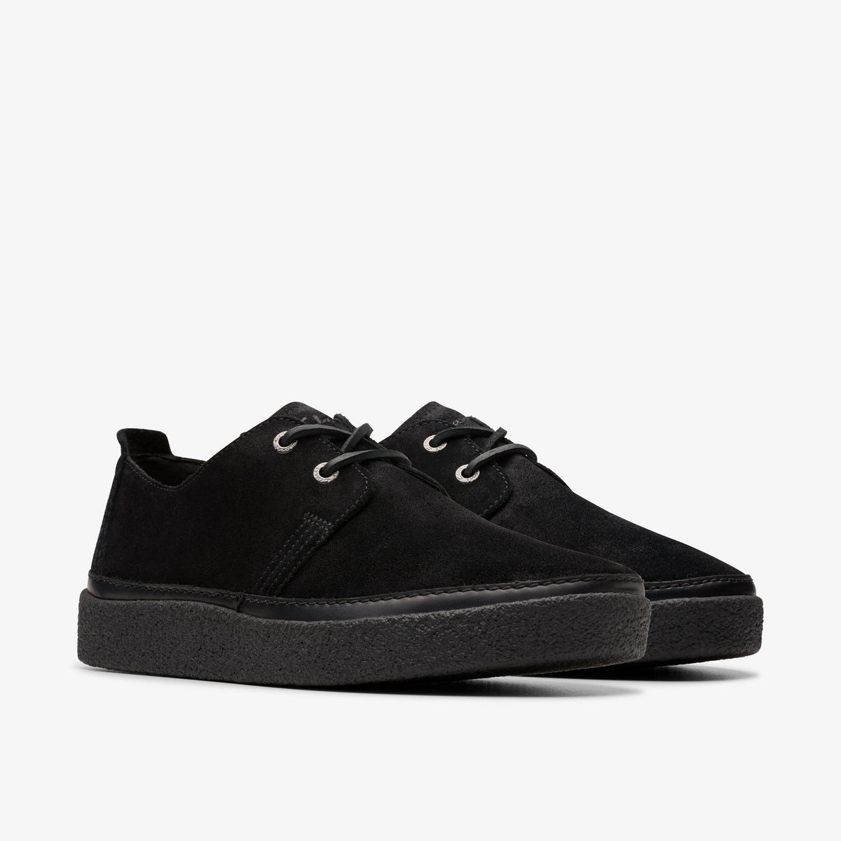 Clarks Clarkwood Low Men's Black Suede 26179940 — sole view