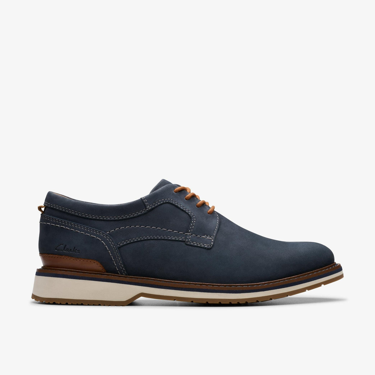 Clarks Monahan Plain Men's Navy Nubuck 26179978