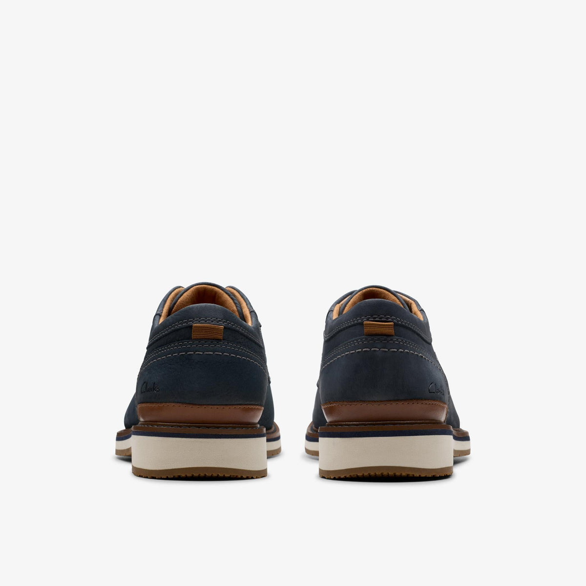 Clarks Monahan Plain Men's Navy Nubuck 26179978 — detail view