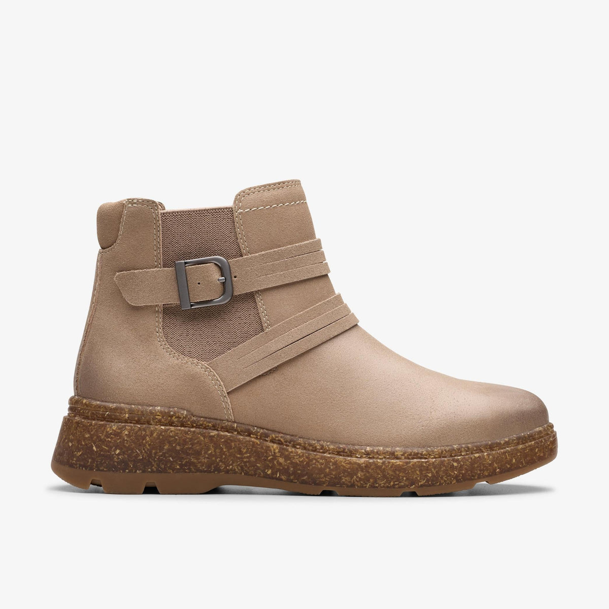 Clarks Noralyn Strap Women's Light Taupe Suede 26180100