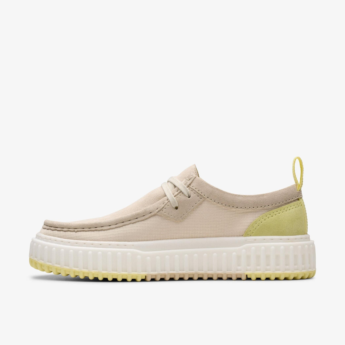 Clarks Torlite Lo Men's Ecru Combi Suede 26180156 — side view
