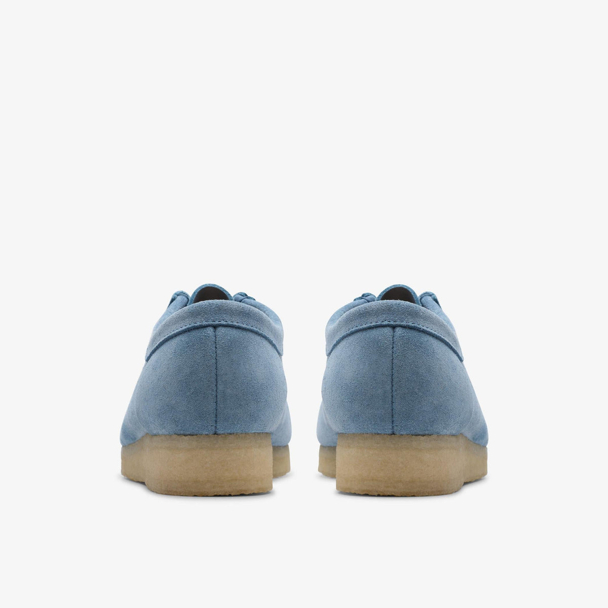 Clarks Originals Wallabee Weave Women's Powder Blue Suede 26180614 — detail view