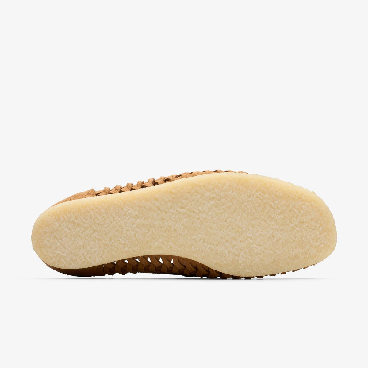Clarks Originals Wallabee Loafer Weave Women's Tan Suede 26180623 — rear view