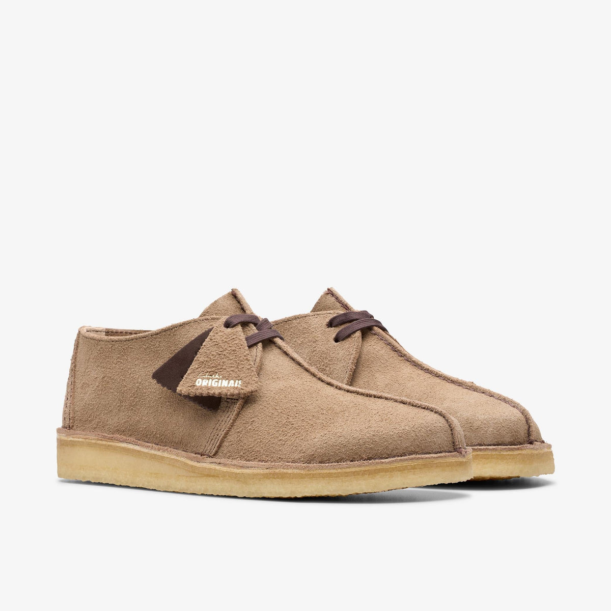 Clarks Originals Desert Trek Men's Wolf Suede 26180650 — sole view