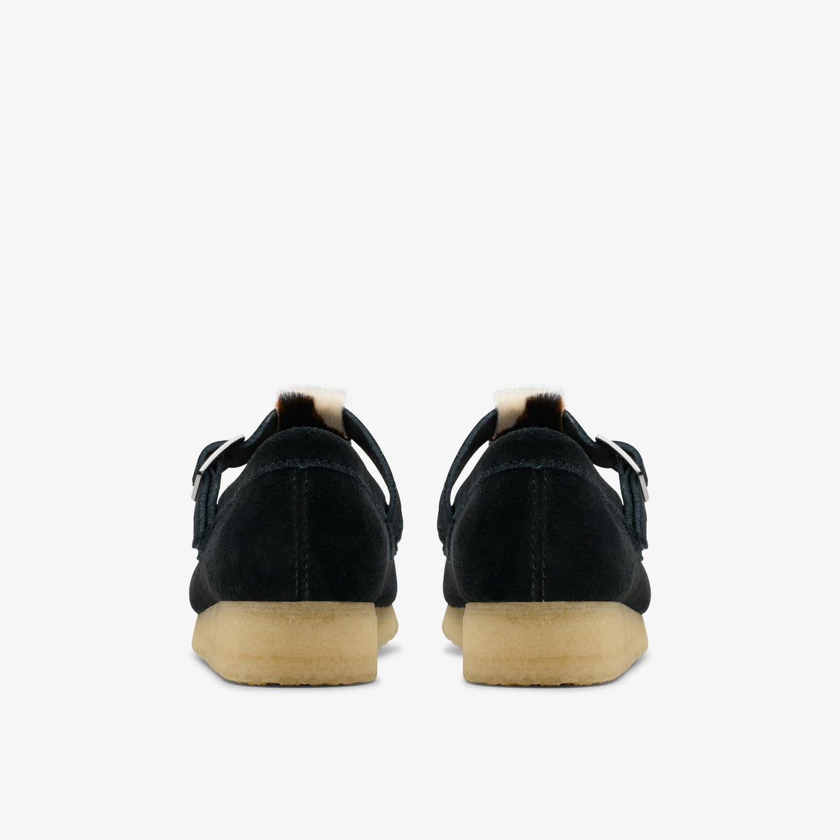 Clarks Originals Wallabee Women's Black Inte 26180686 — detail view