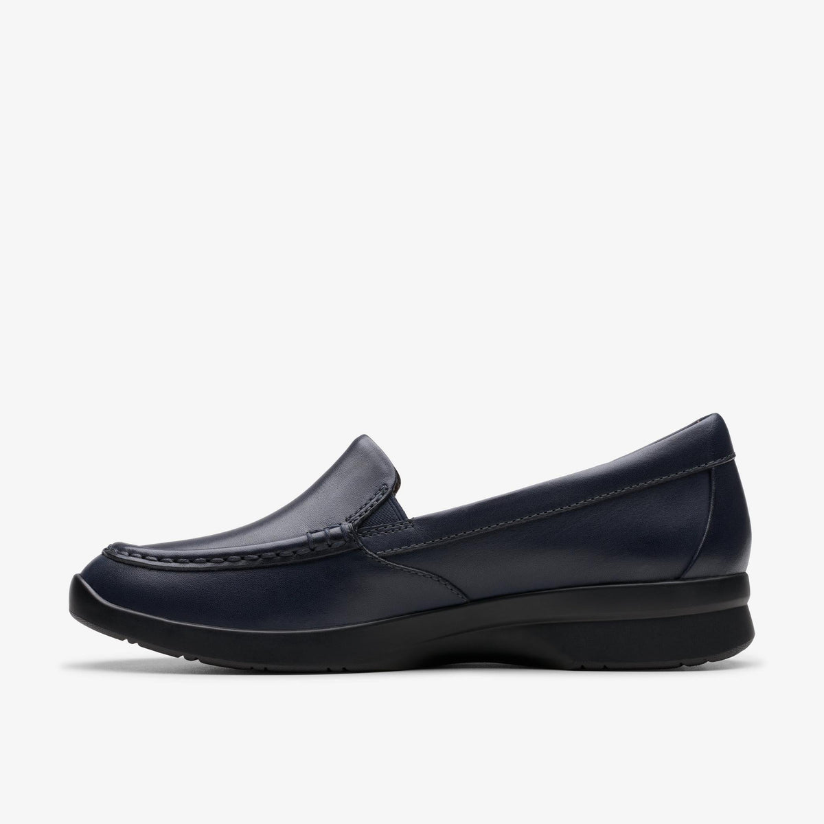 Clarks Ellowyn Lux Women's Navy Leather 26180860 — side view