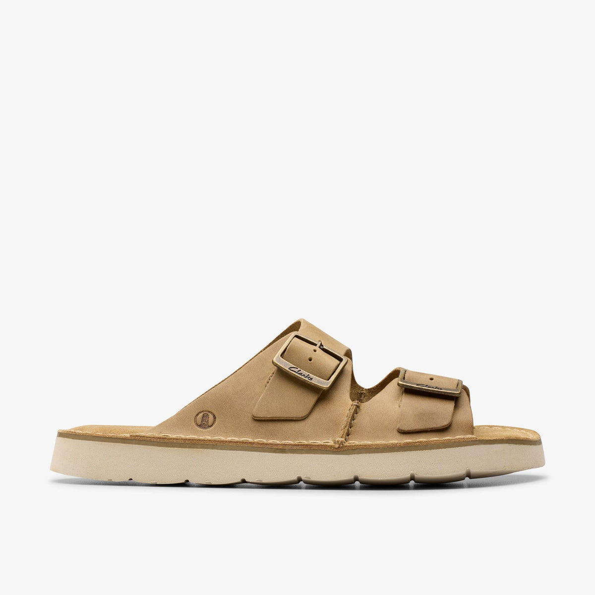 Clarks Solsbury Strap Men's Dark Sand Leather 26180884
