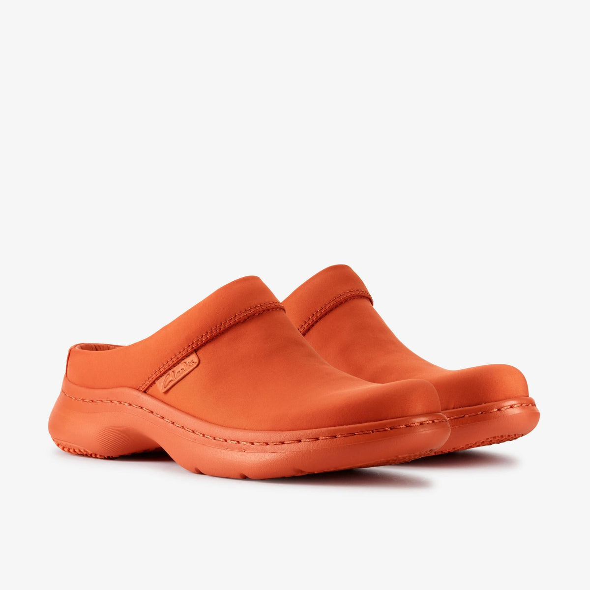 Clarks Originals x Martine Rose Clog 2 Women's Orange Tex Textile 26180948 — sole view