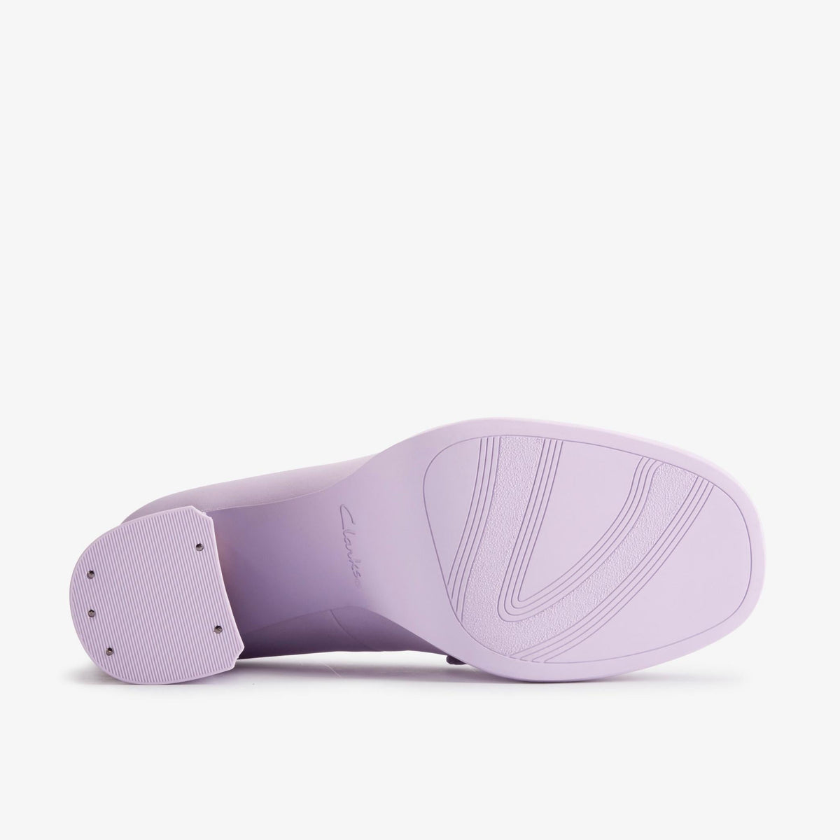 Clarks Originals x Martine Rose Loafer 2 Women's Lilac Text Textile 26180953 — rear view