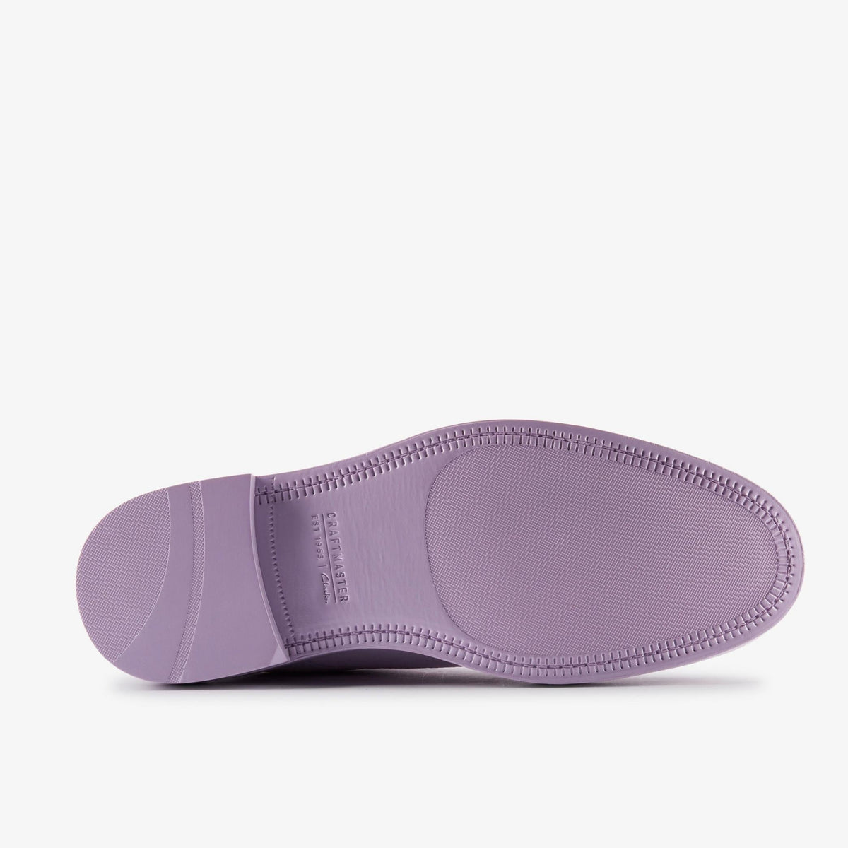 Clarks Originals x Martine Rose Oxford 2 Men's Lilac Text Textile 26180962 — rear view