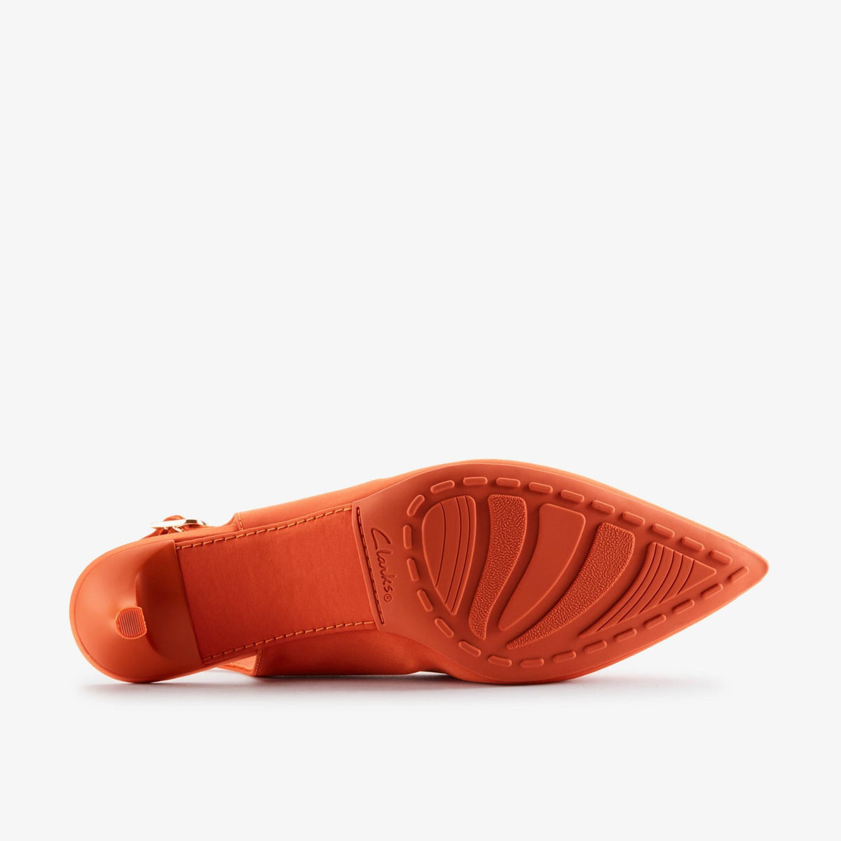 Clarks Originals x Martine Rose Sling 2 Women's Orange Tex Textile 26180970 — rear view