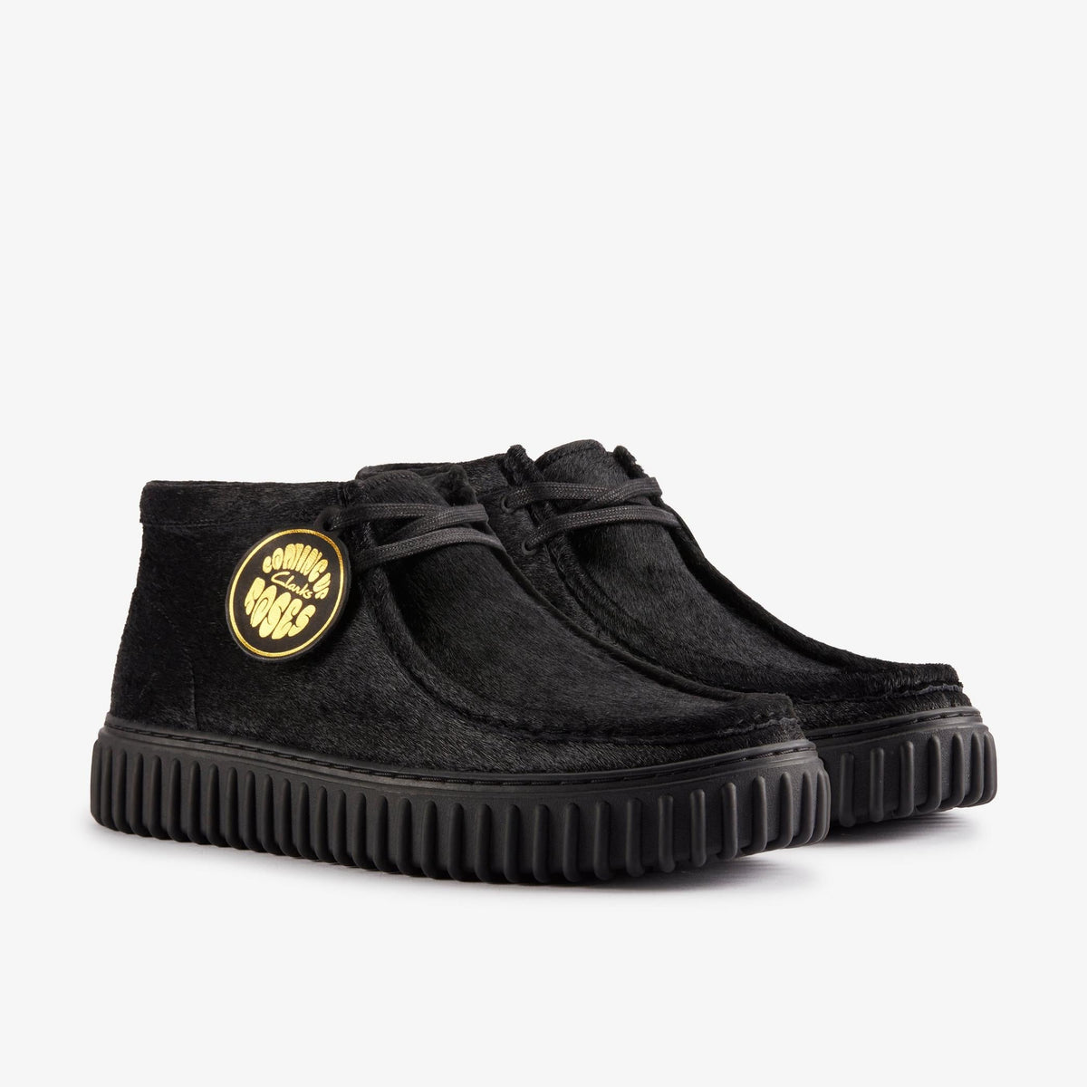 Clarks CUR MARTINE ROSE TORHILL HI Men's Black Int Leather 26180971 — sole view