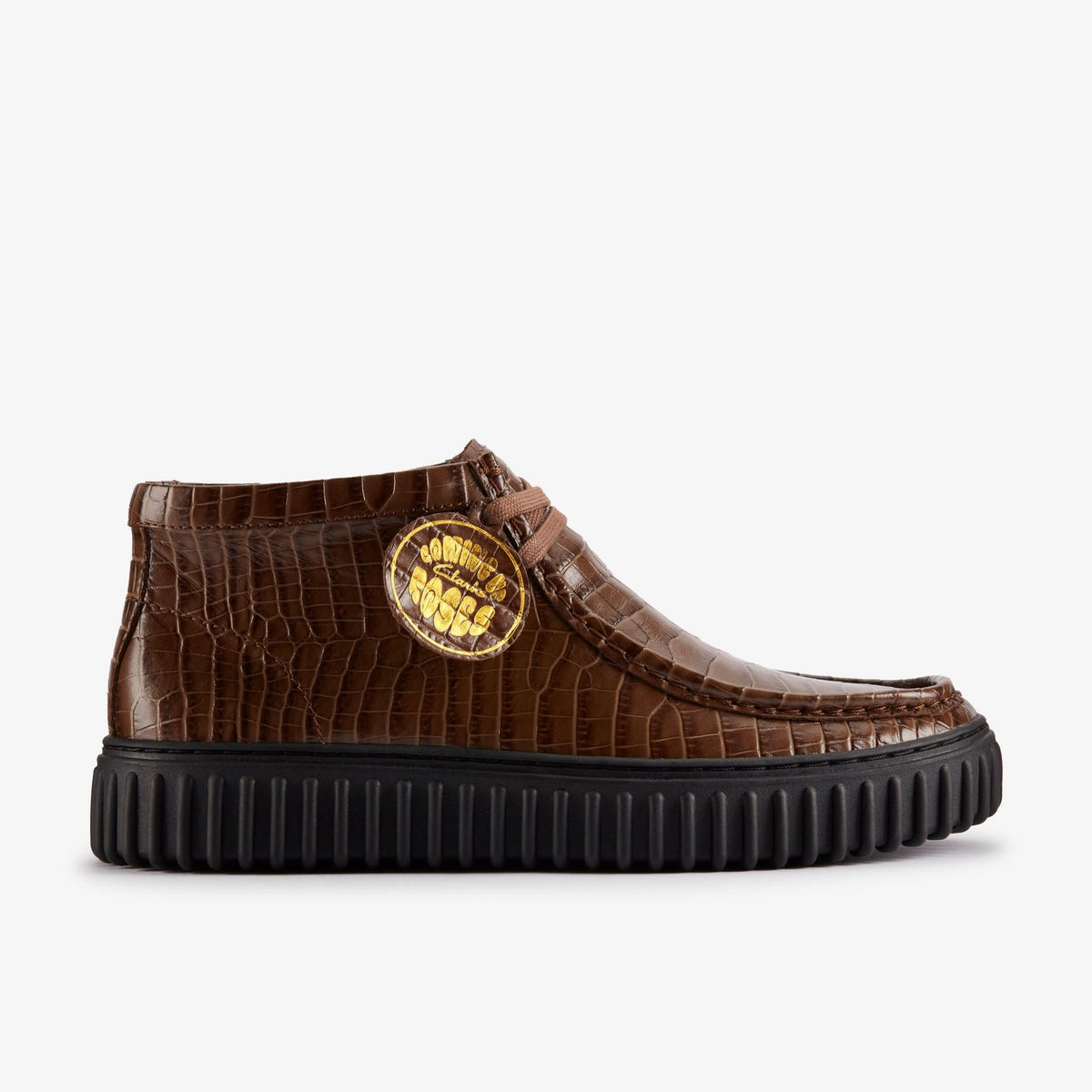 Clarks Originals x Martine Rose Torhill Hi Men's Brown Croc Leather 26180972