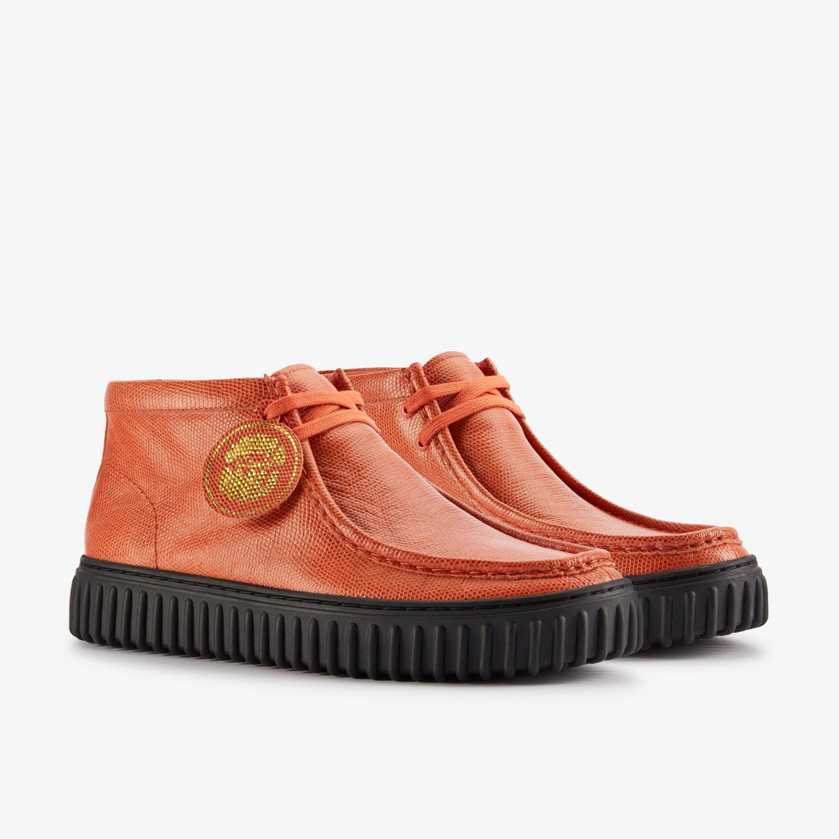 Clarks Originals x Martine Rose Torhill Hi Men's Orange Interest 26180974 — sole view
